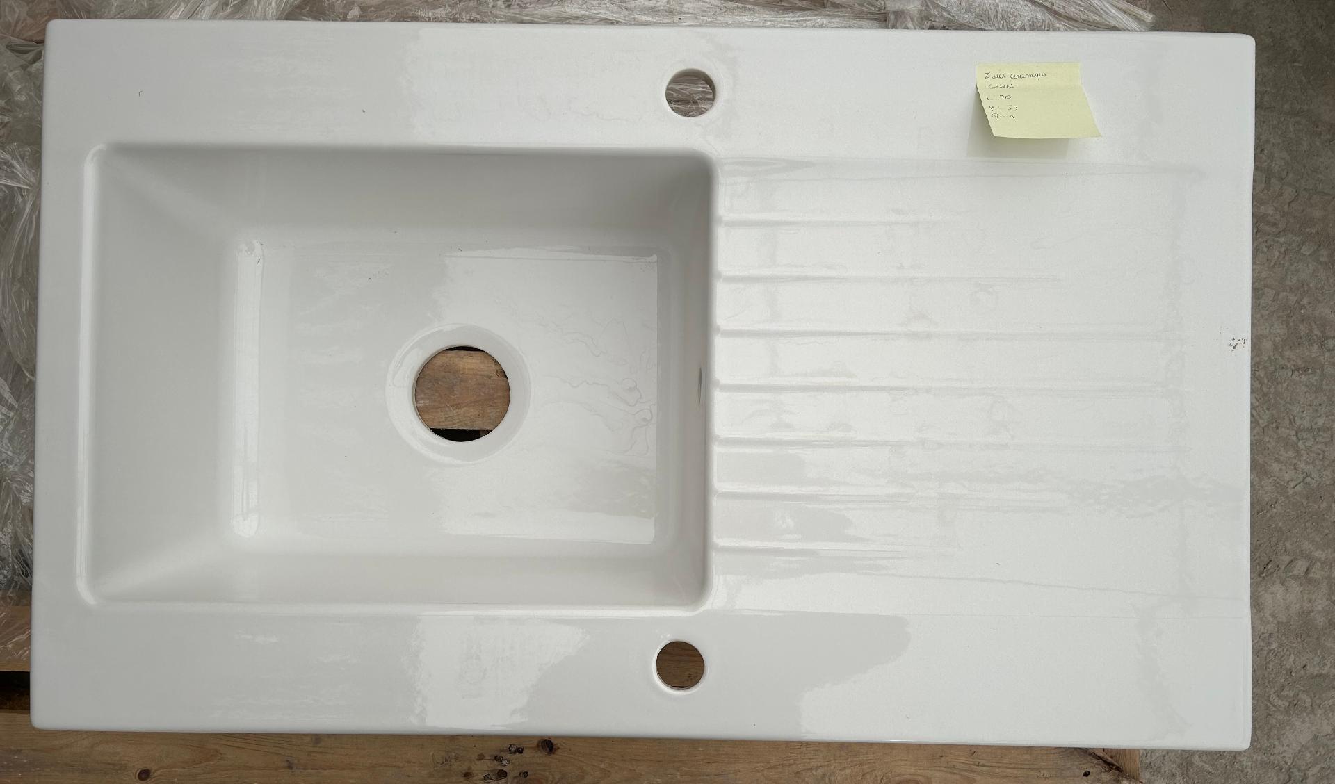 Évier en céramique reconditionné Geberit 