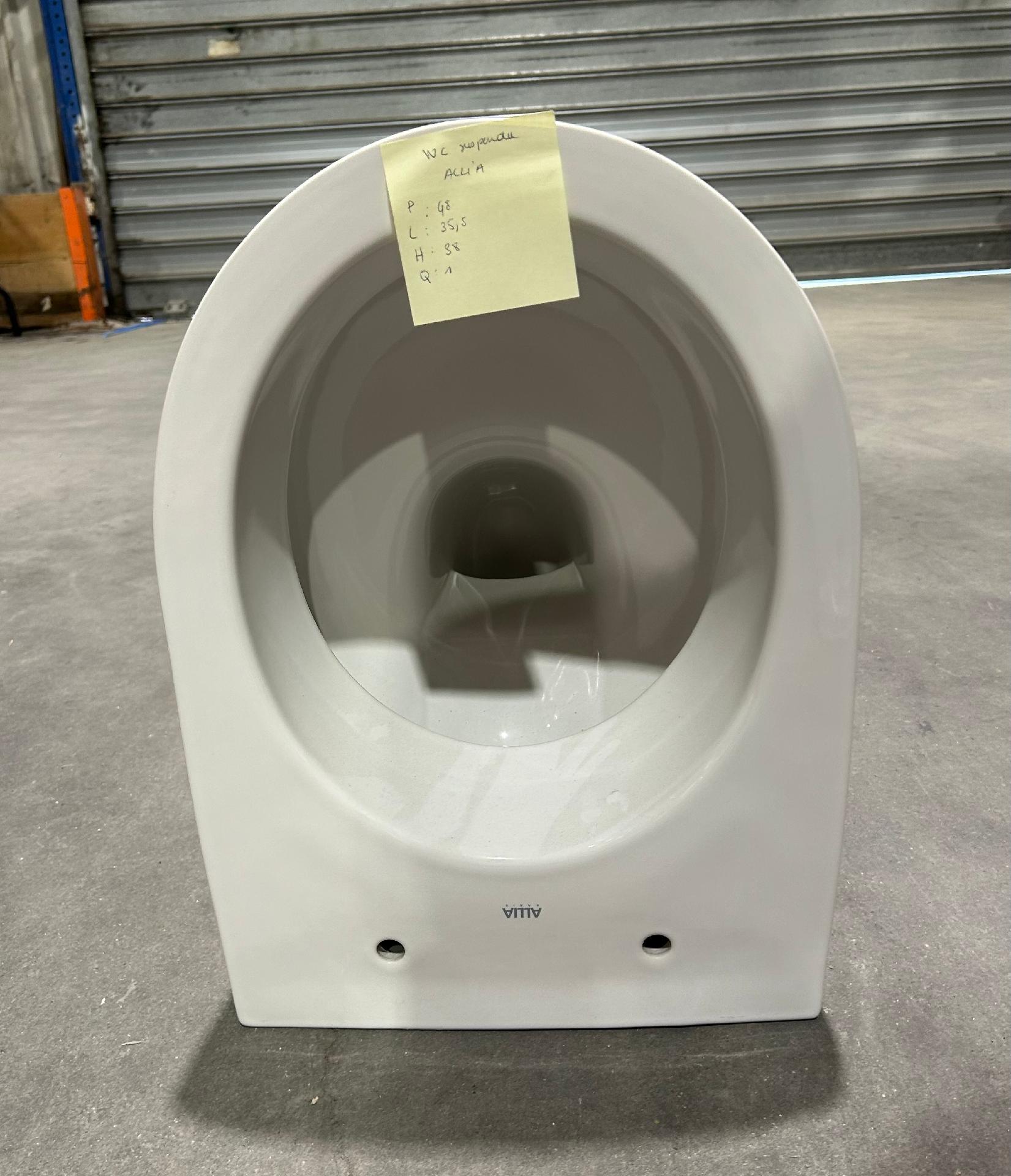WC suspendu reconditionné ALLIA